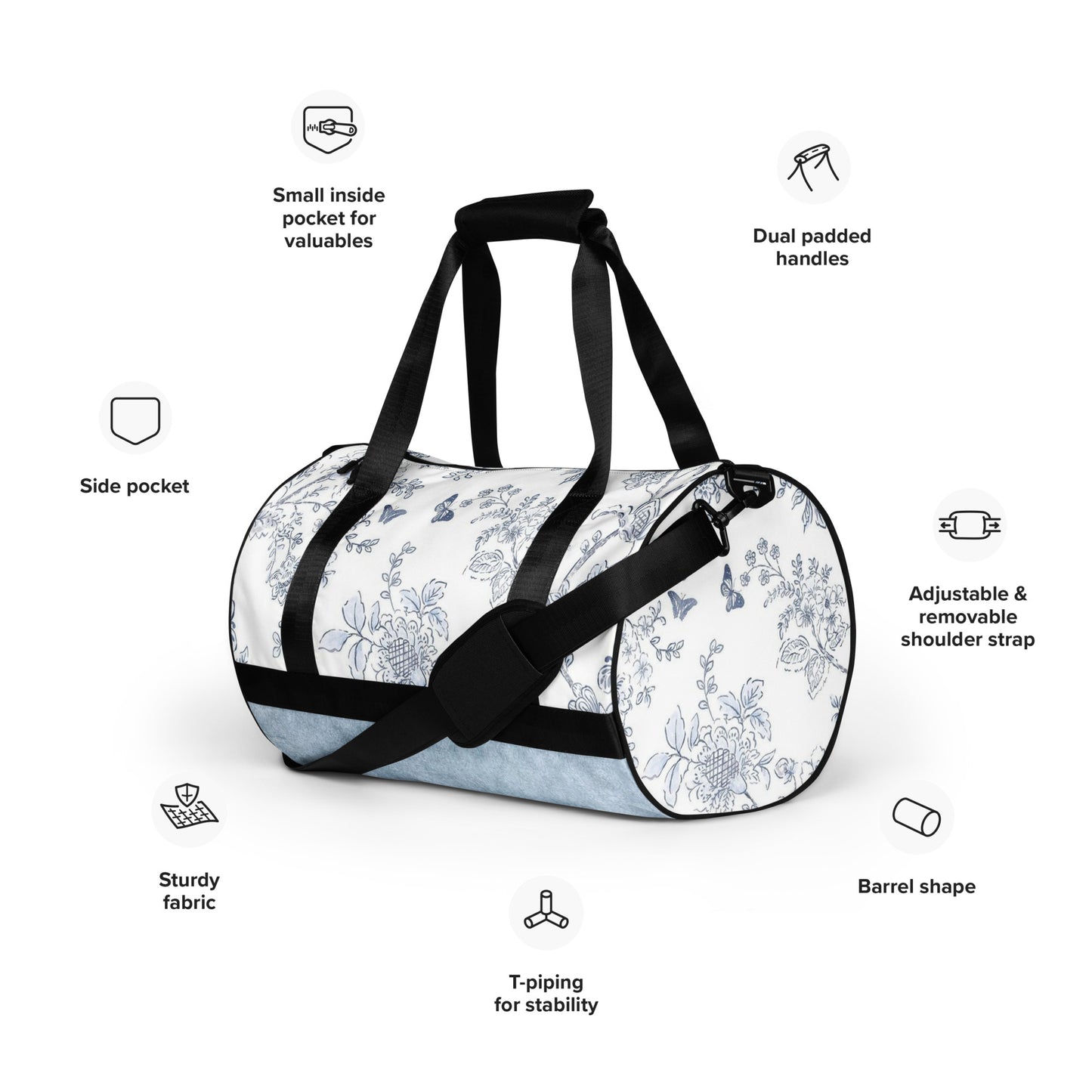 Butterfly Spring Sport Bag