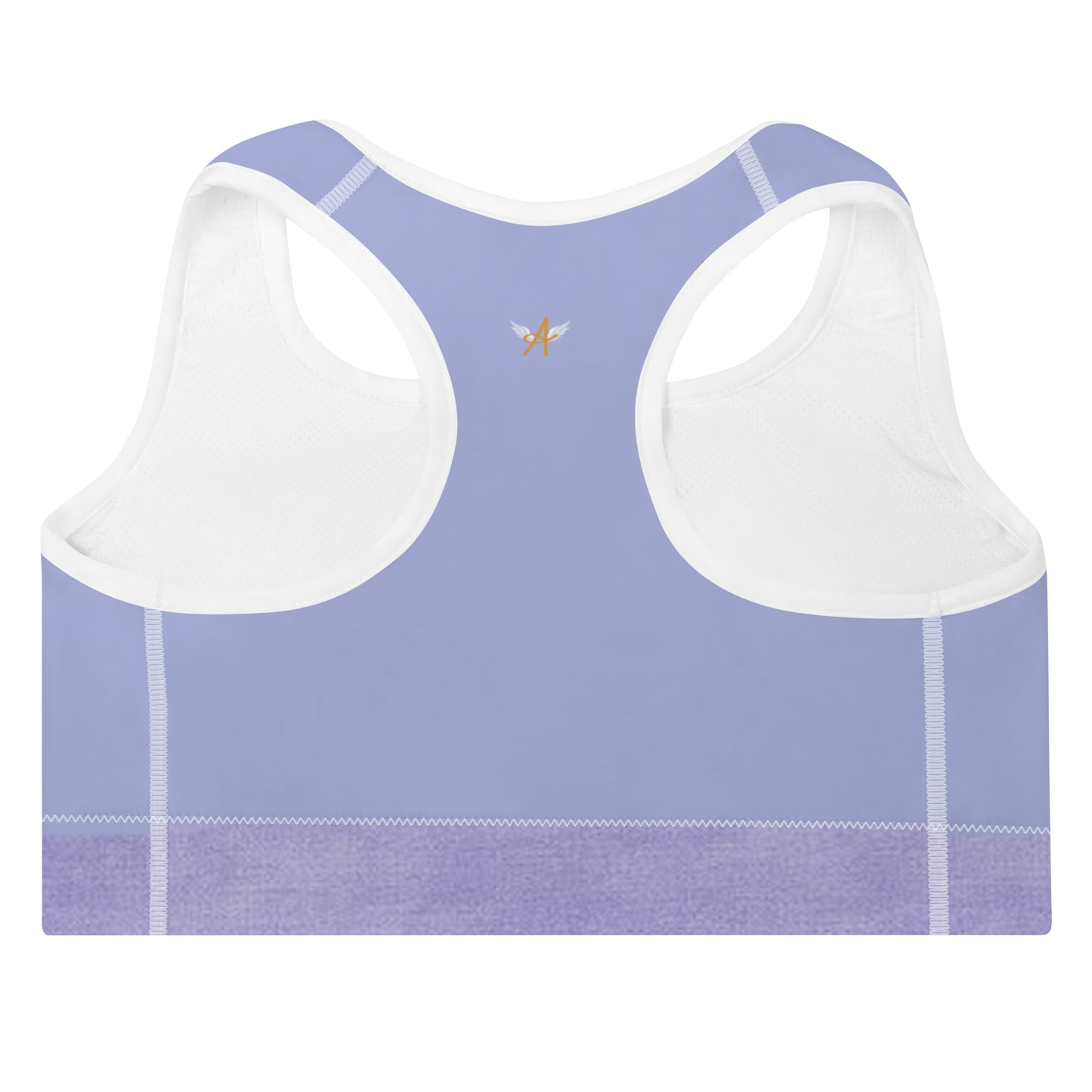 Angélique's Angel Dual Tone Lilac Padded Sports Bra