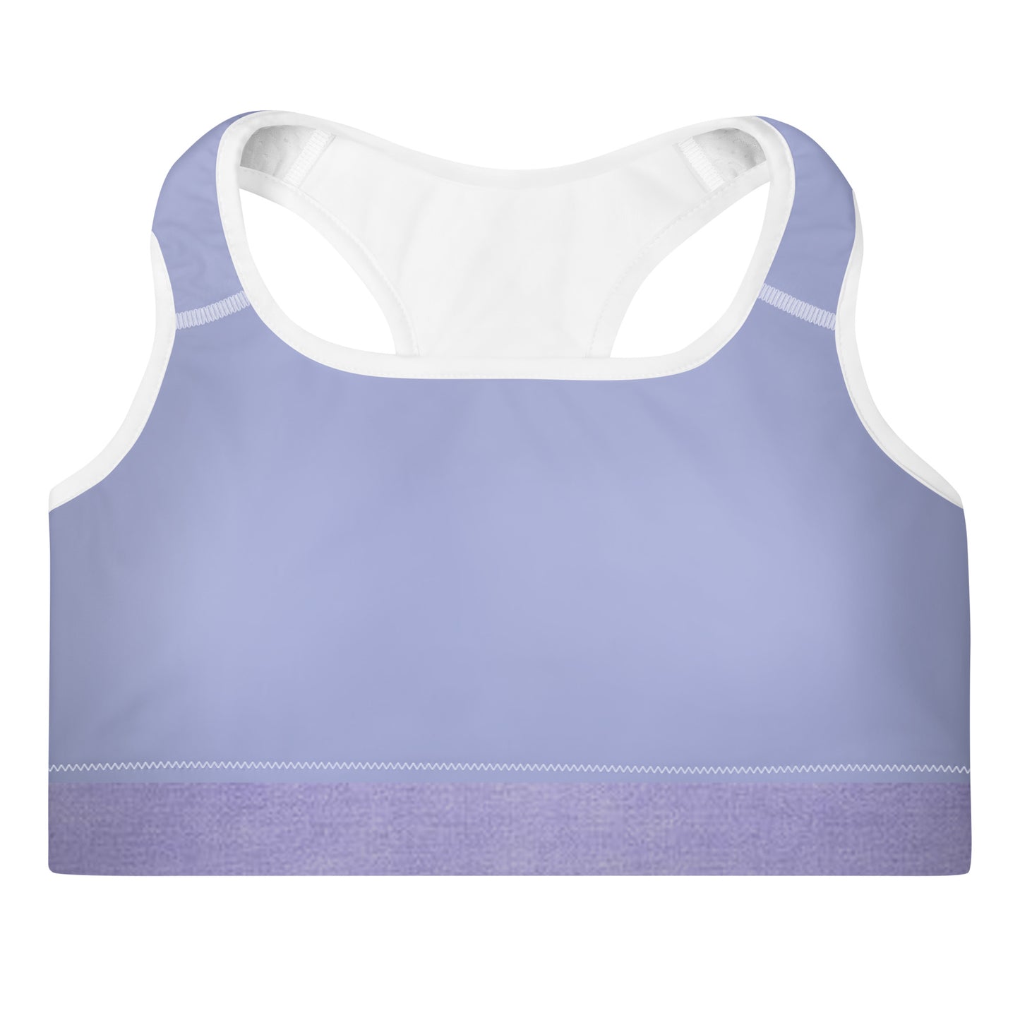 Angélique's Angel Dual Tone Lilac Padded Sports Bra