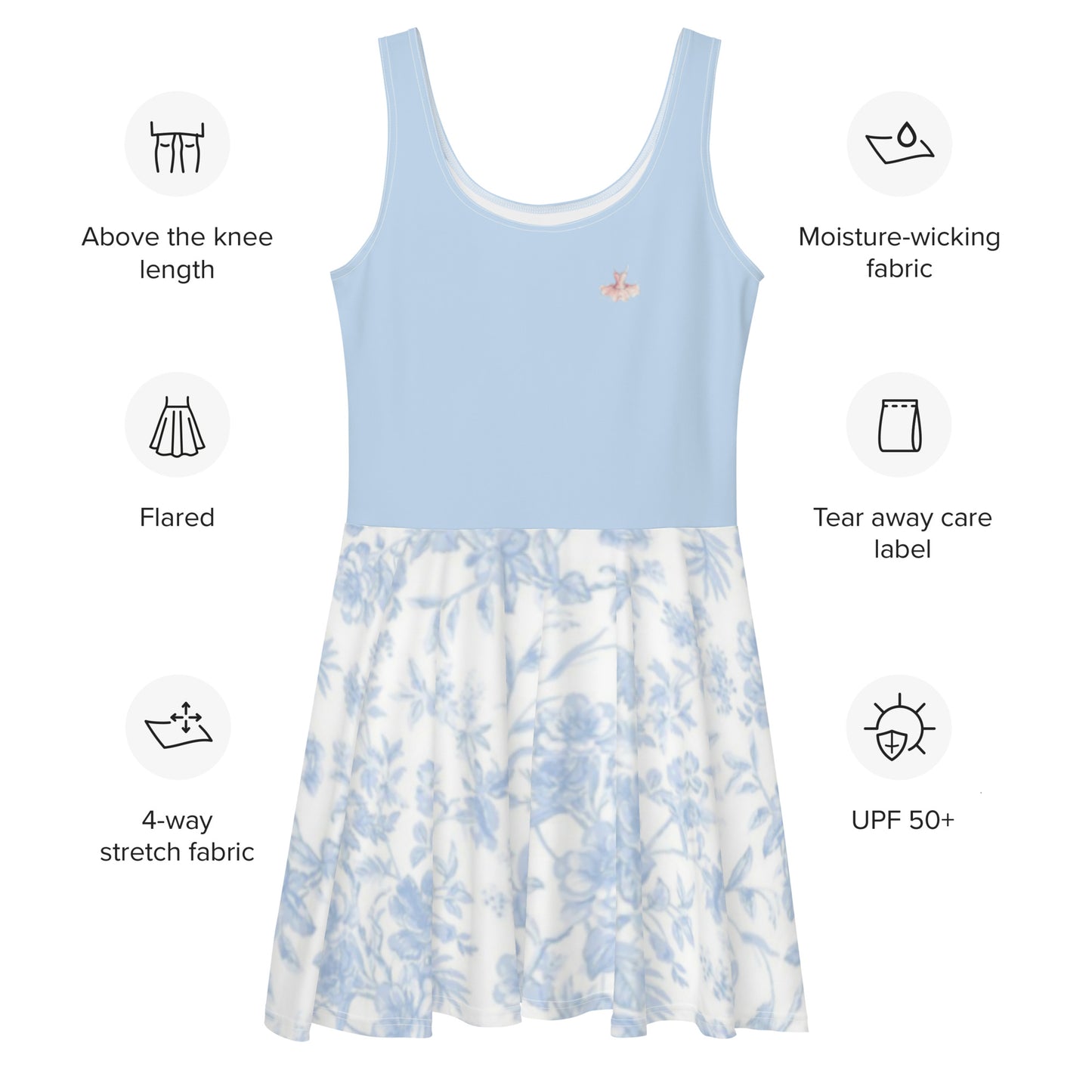 Angélique's Angel Sport Baby Blue Floral Dress