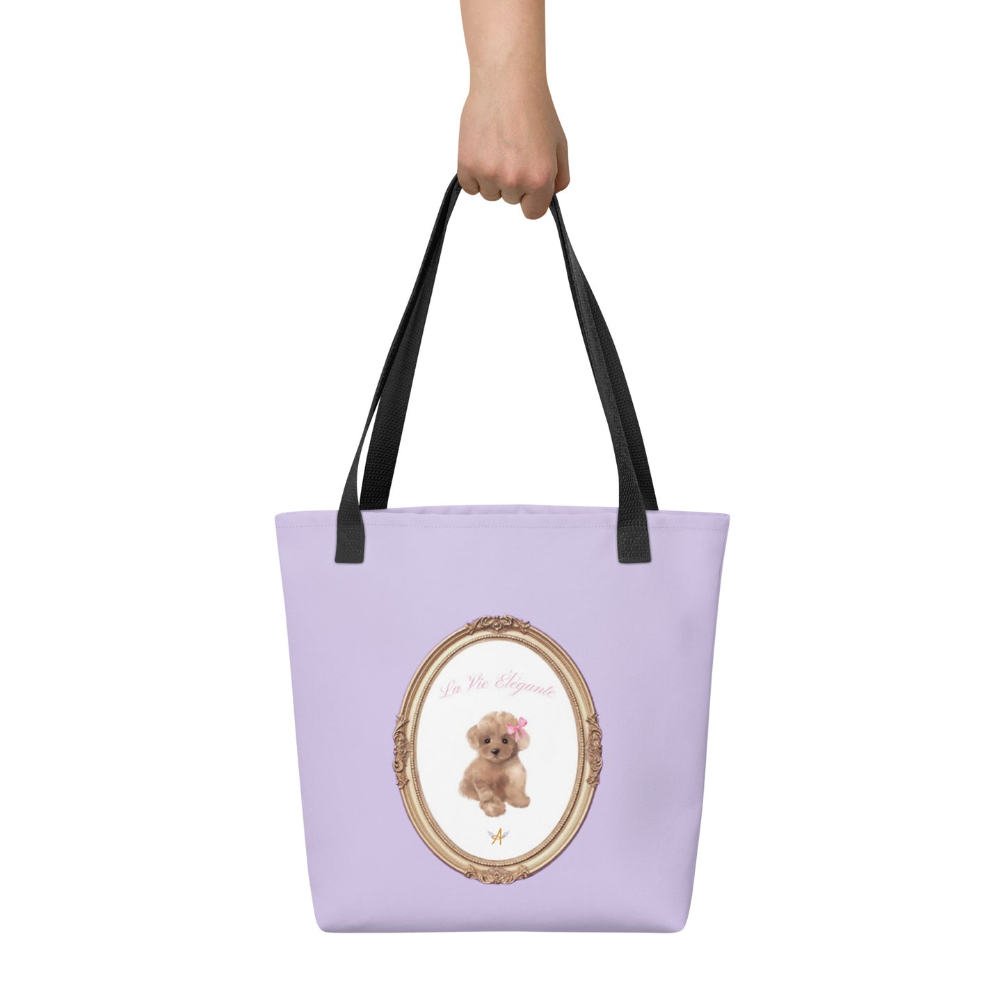 Twilight Hugo Toy Poodle Tote bag