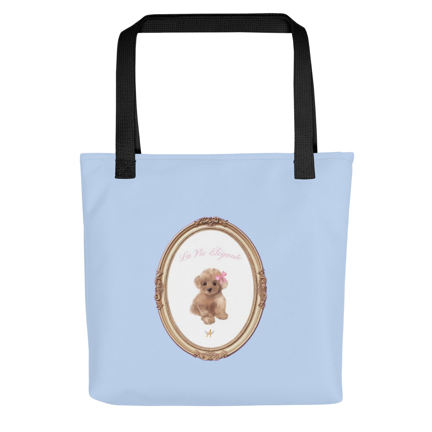 Bleu Hugo Toy Poodle Tote bag