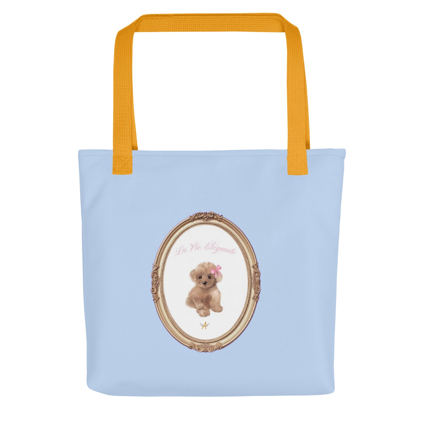 Bleu Hugo Toy Poodle Tote bag