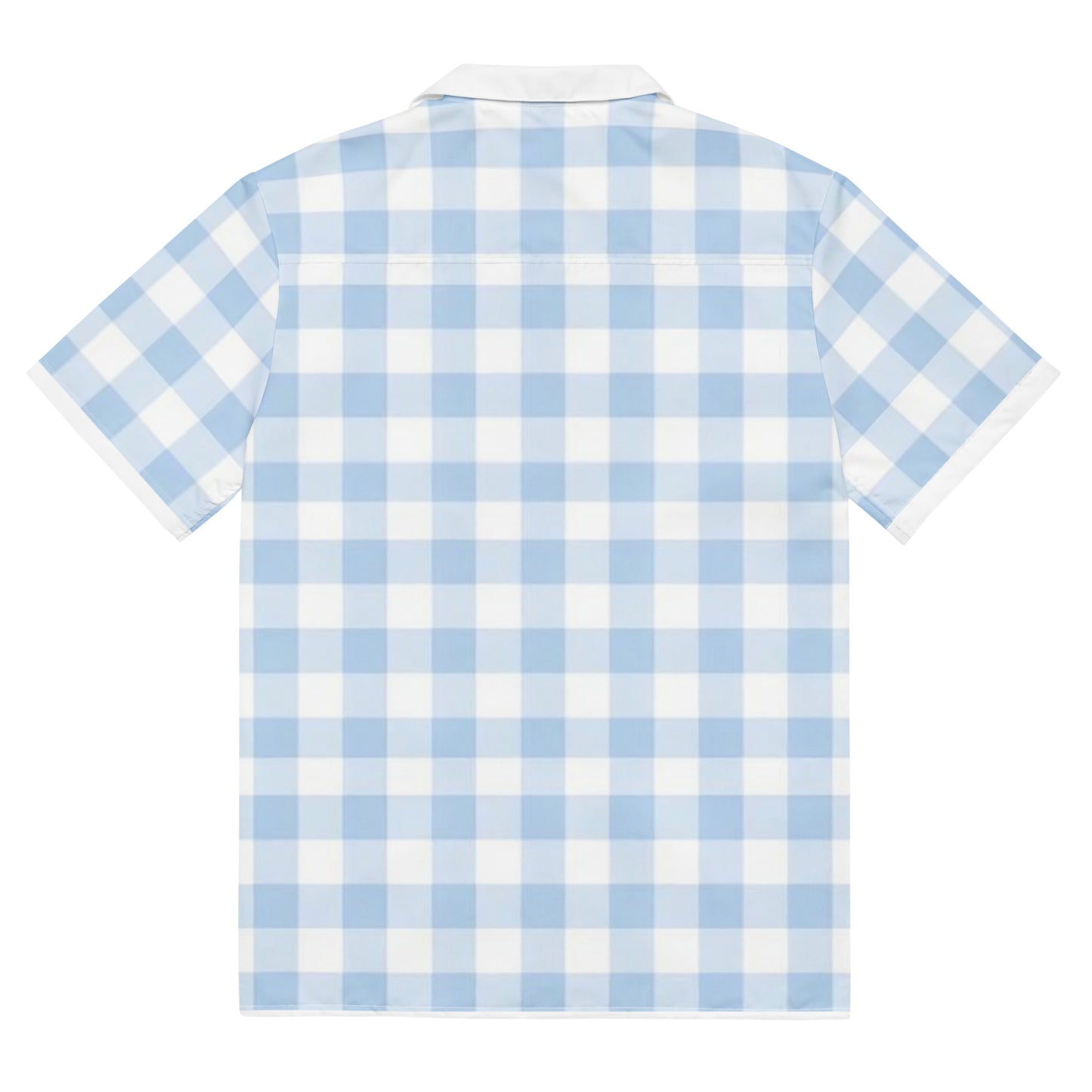 Bleu Gingham Pyjamas Button Shirt