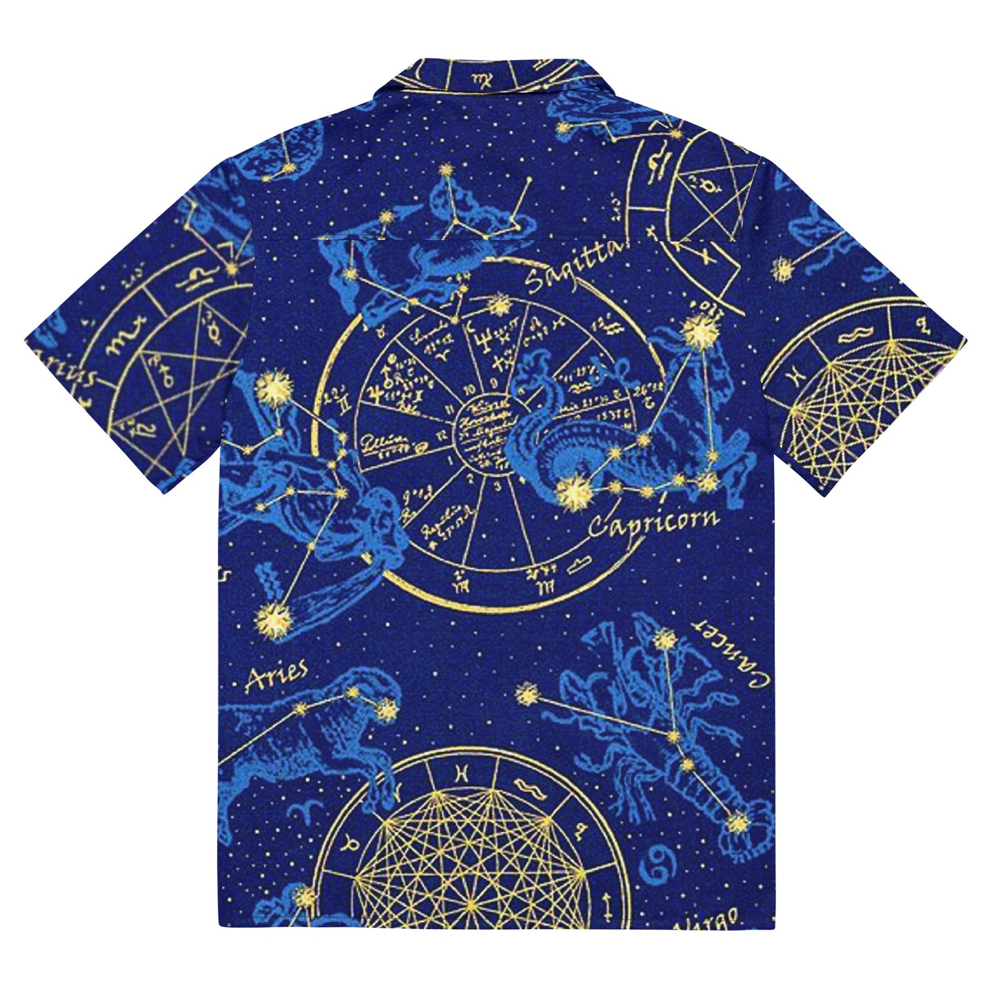 Constellation Zodiac Pyjamas Button Shirt