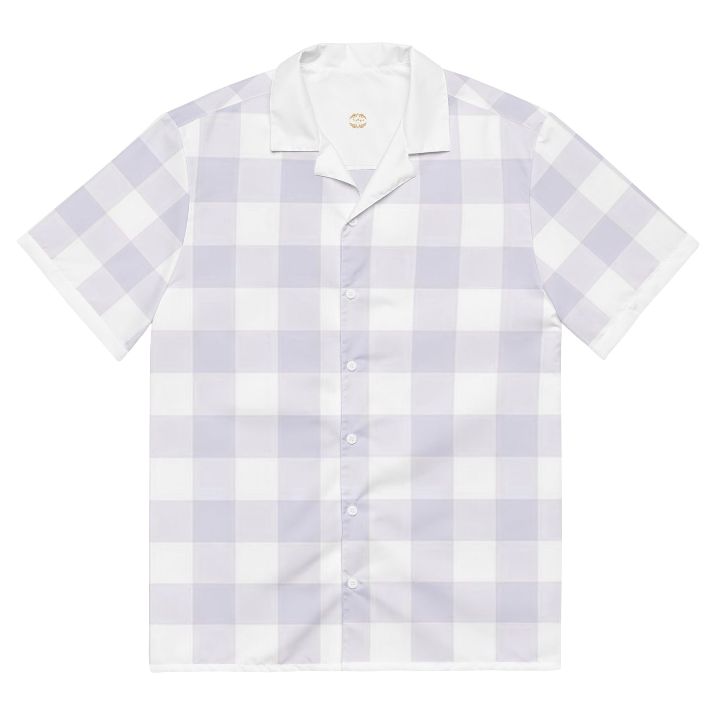 Lilac Gingham Pyjamas Button Shirt