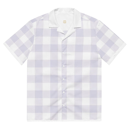 Lilac Gingham Pyjamas Button Shirt