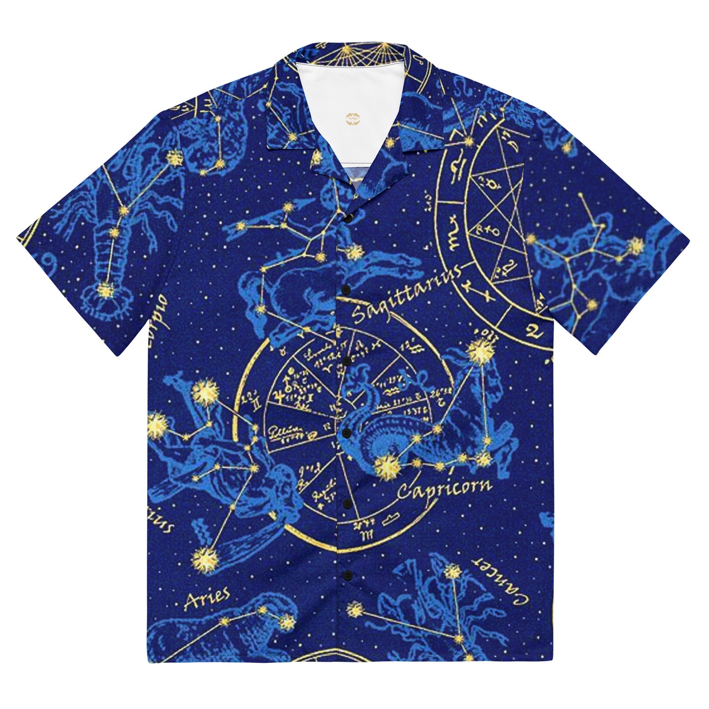 Constellation Zodiac Pyjamas Button Shirt