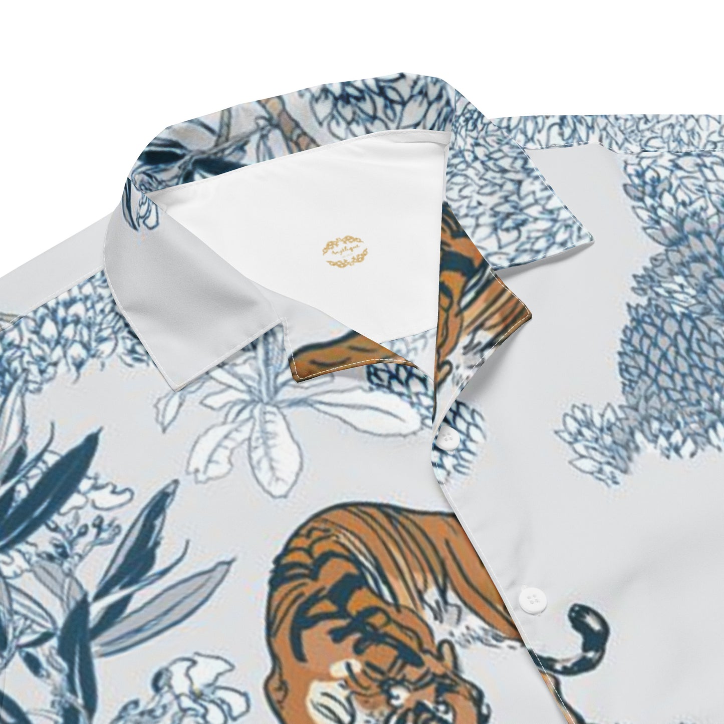 Jungle Tigers Pyjamas Button shirt