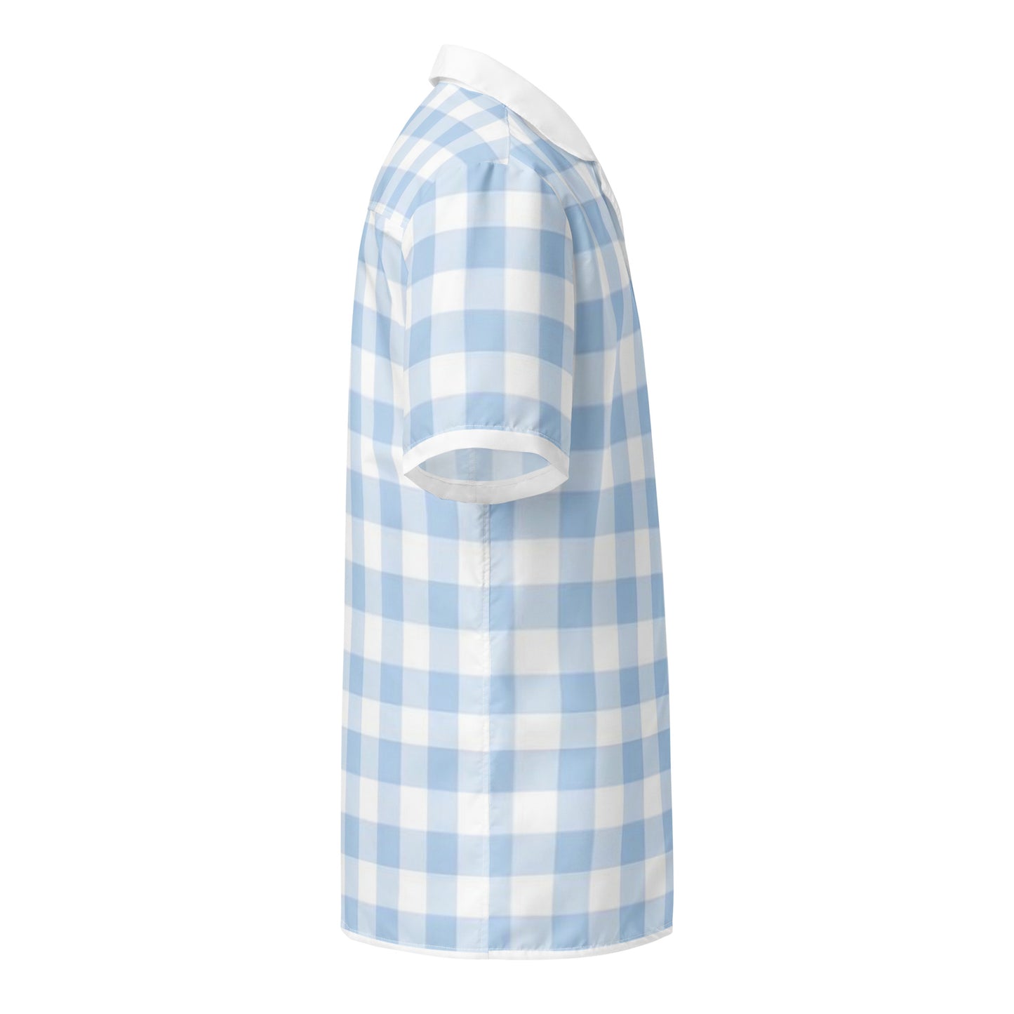 Bleu Gingham Pyjamas Button Shirt