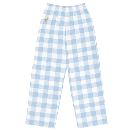 Bleu Gingham Pyjamas Trousers