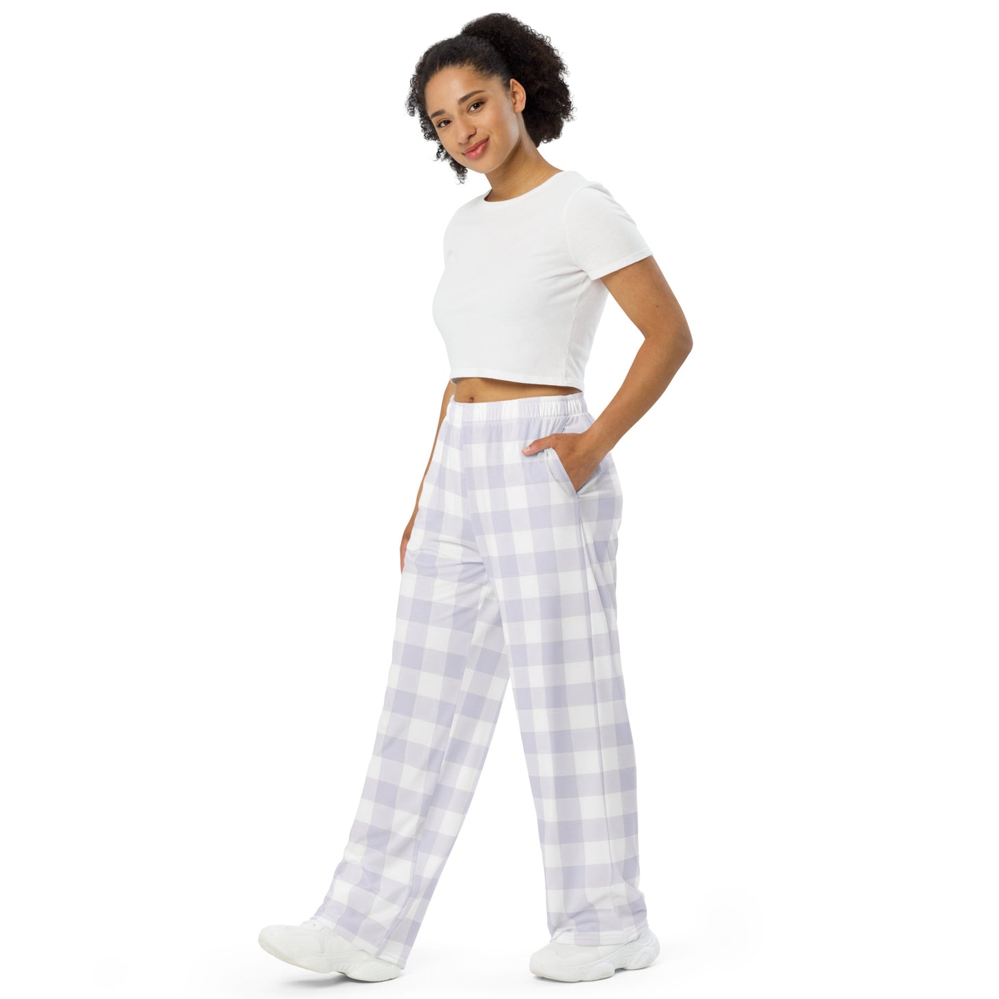 Lilac Gingham Pyjamas Trousers