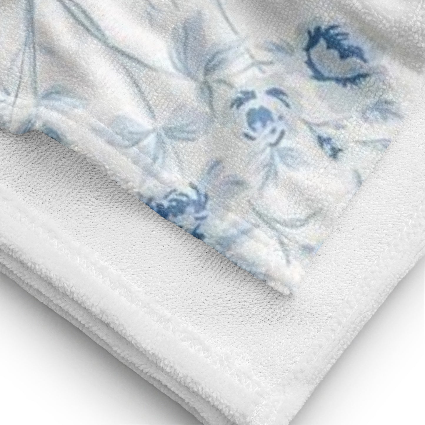 Countryside Bleue Roses Towel