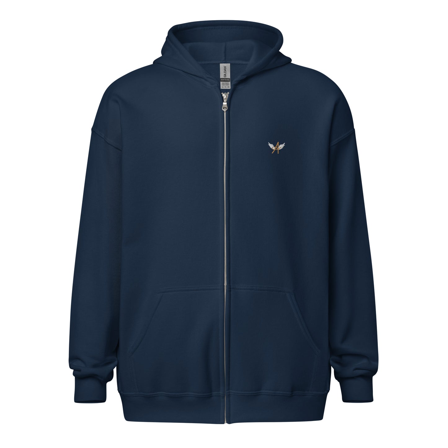 Angélique's Angel Sport Embroidered Zip Up Hoodie