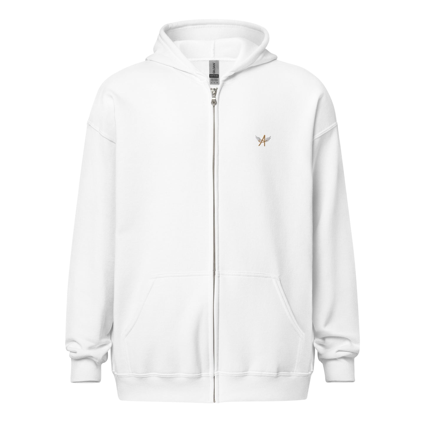 Angélique's Angel Sport Embroidered Zip Up Hoodie