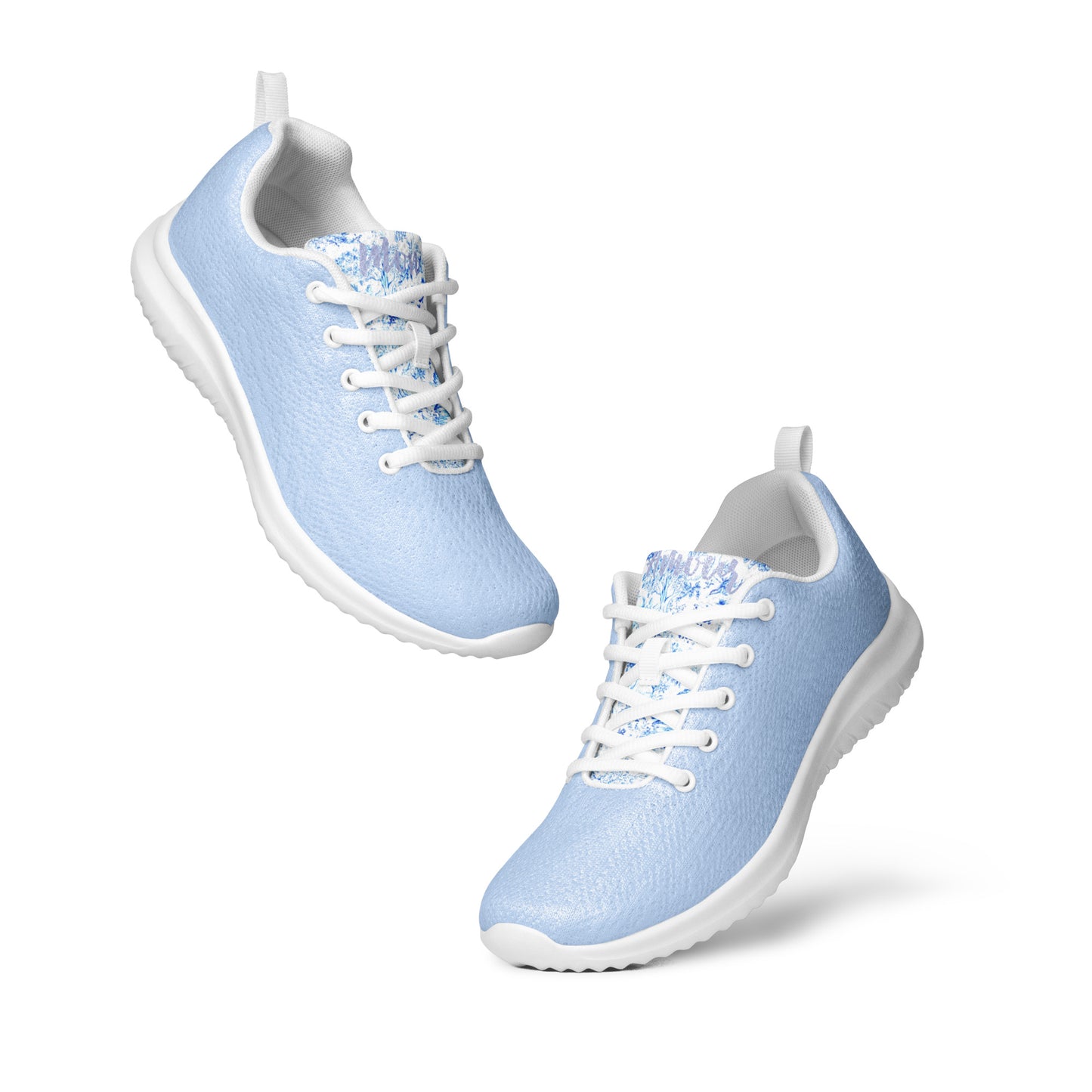 Angélique's Bleu Toile De Jouy Woodland Mon Amour Trainers